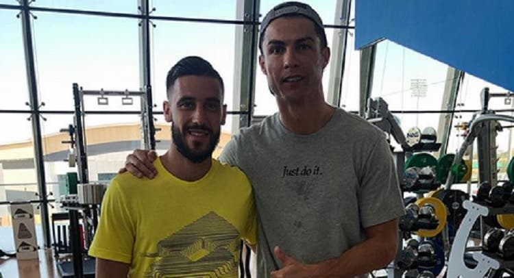 Djokovic no fue el único tenista que se encontró a Ronaldo en Dubái