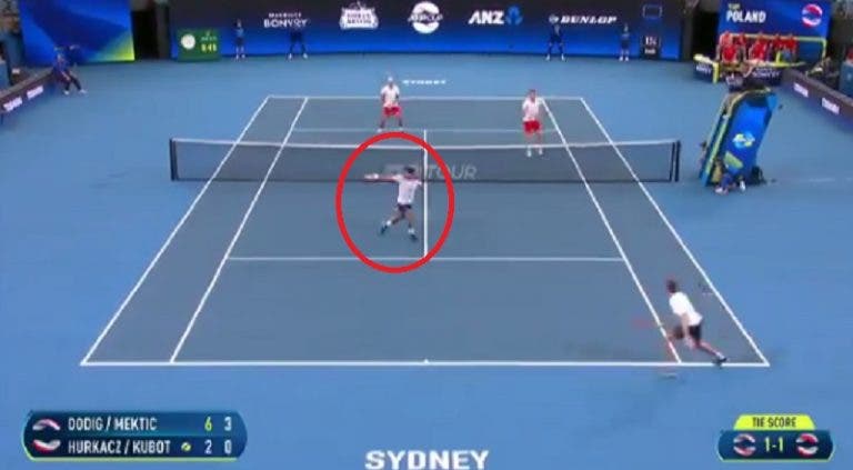 [VIDEO] Ivan Dodig protagoniza el punto de la semana en la ATP Cup