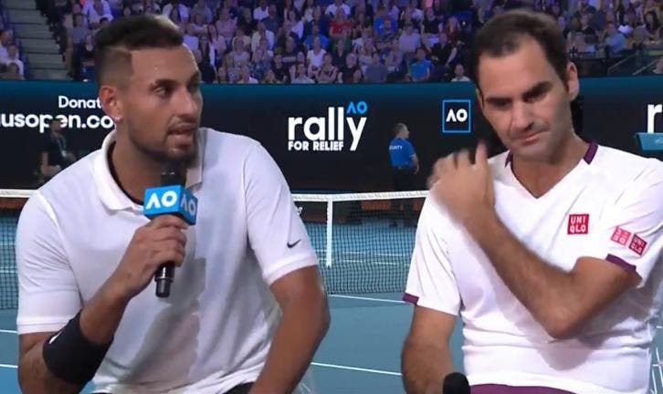 Kyrgios cree que Federer llegará a la final de Open de Australia