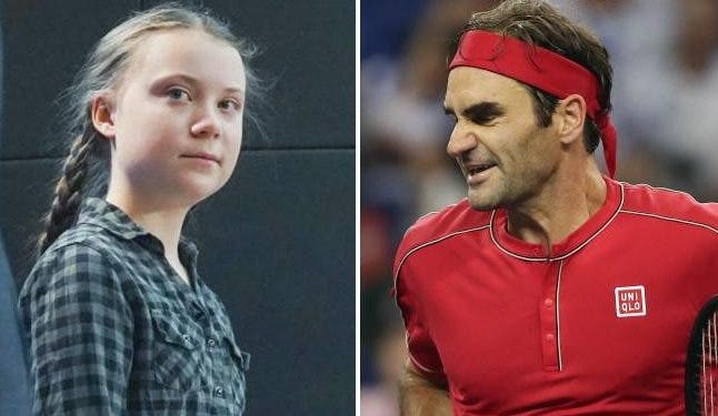 Greta Thunberg critica a Roger Federer y crea un hashtag contra el suizo