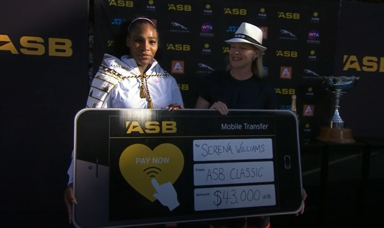 Serena donó todo su premio en metálico a las víctimas de los incendios