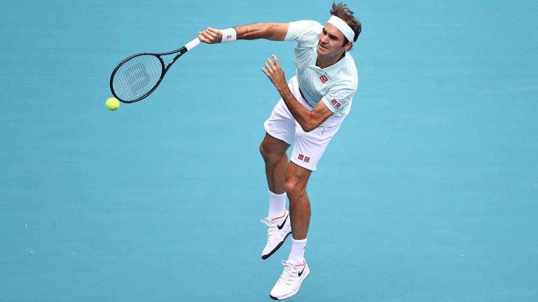 Roger Federer, una auténtica garantía con su segundo servicio