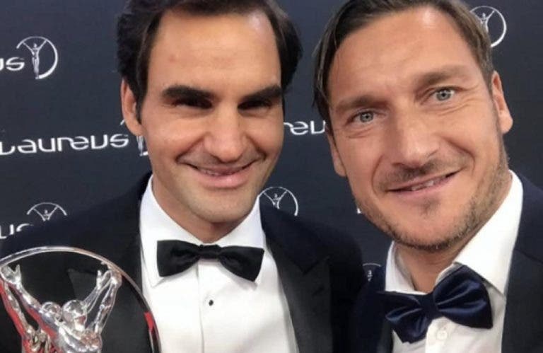 Totti: «Federer es el tenis, tal vez lo desafíe a jugar pádel»