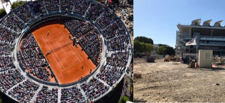 Demolida la cancha 1 «plaza de toros» de Roland Garros