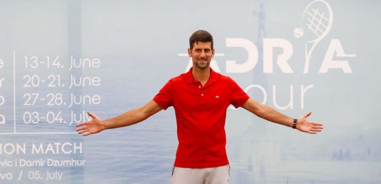 [VIDEO] Djokovic ya se está preparando para la 2° etapa del Adria Tour