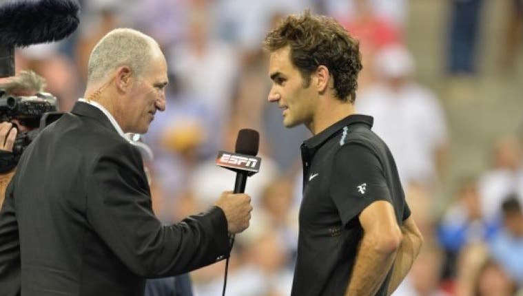 Brad Gilbert dice estar preocupado por la lesión de Roger Federer