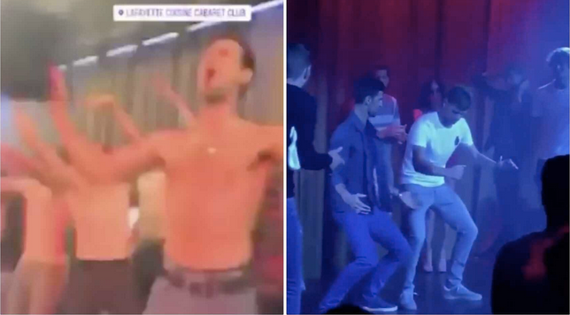 [VIDEO] Sin distanciamiento ni camisetas: Djokovic, Zverev y Dimitrov en discoteca