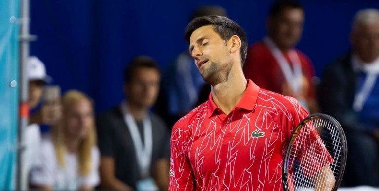 Novak Djokovic cae ante Filip Krajinovic en Belgrado
