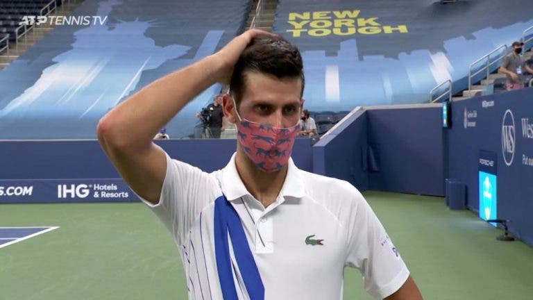 Descalificación del US Open le cuesta 280 mil dólares a Novak Djokovic