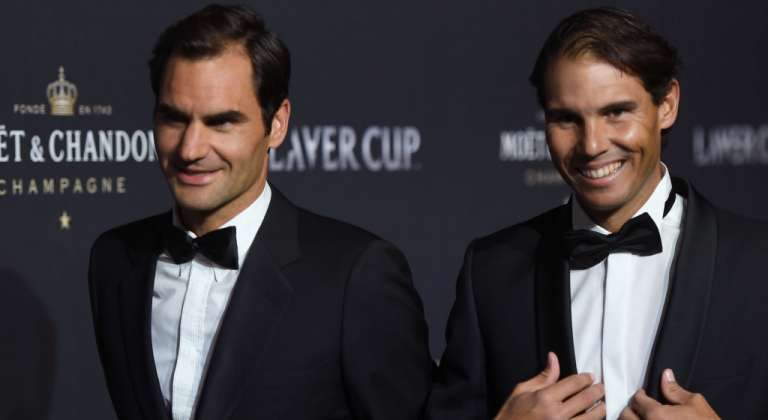 Rafael Nadal habla sobre romper los récords de Roger Federer