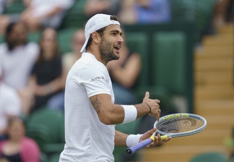 Matteo Berrettini dispara contra la ATP por los puntos en Wimbledon: «No es justo»
