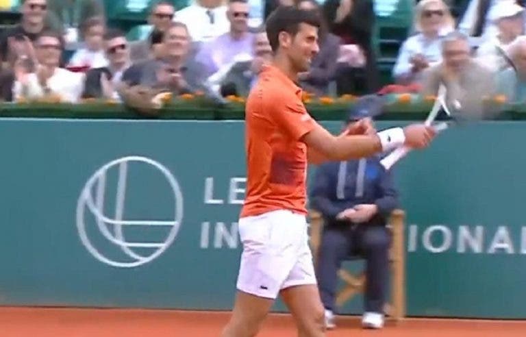 Video: el insólito error de Novak Djokovic ante Miomir Kecmanovic