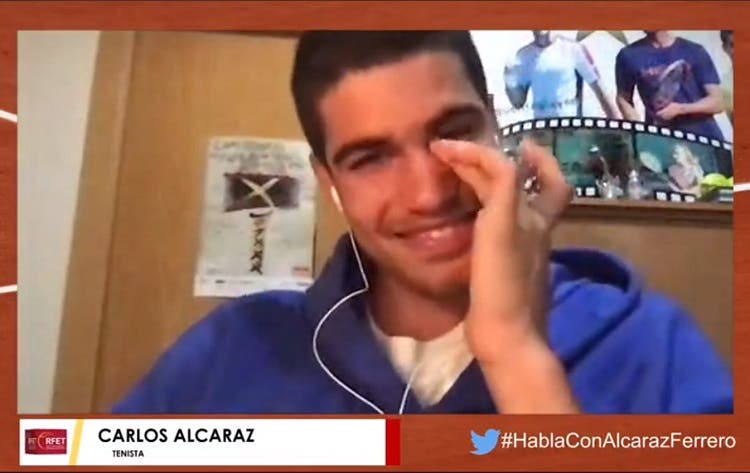 Carlos Alcaraz se emociona con un mensaje de sus hermanos: «Te echamos de menos»