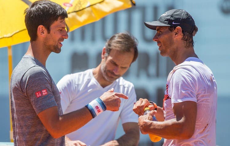 Los pedidos «diferentes» de Djokovic y Nadal si chocan en Roland Garros