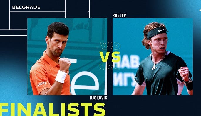 Novak Djokovic vs. Andrey Rublev: horario y dónde ver la final del ATP de Belgrado