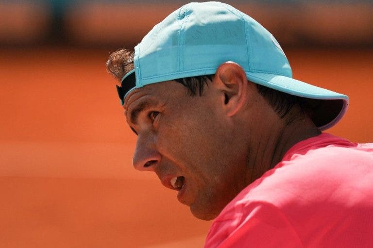 Rafa Nadal vuelve a sufrir con su pie: «Era imposible jugar»