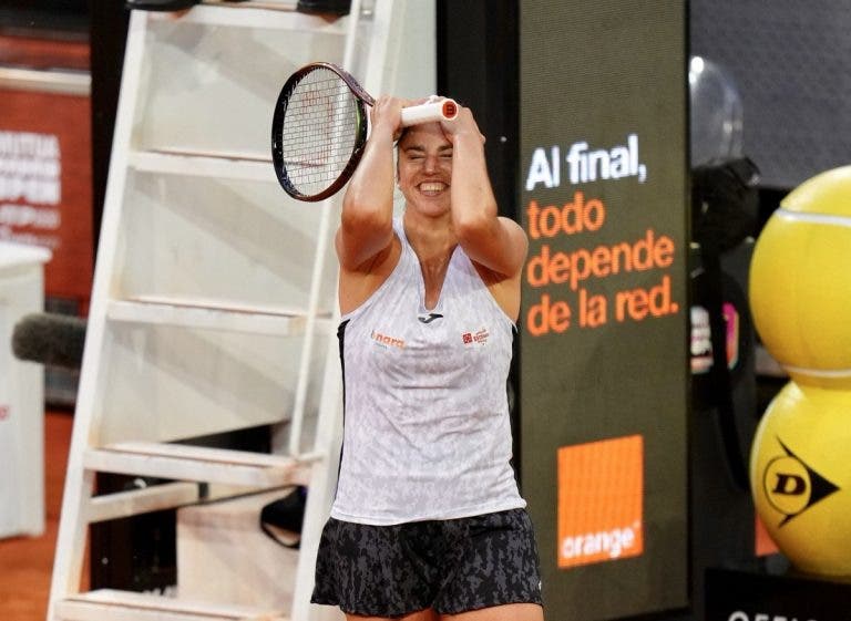 Está de regreso: Sara Sorribes vuelve a sonreír en el WTA de Eastbourne