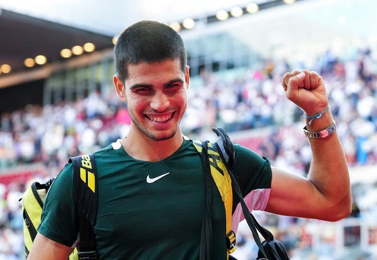 La razón por la que Alcaraz está «feliz» en Wimbledon: «Sigamos bailando»