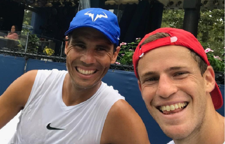 Schwartzman entrena con Nadal y pronostica: «Va a ganar Roland Garros»