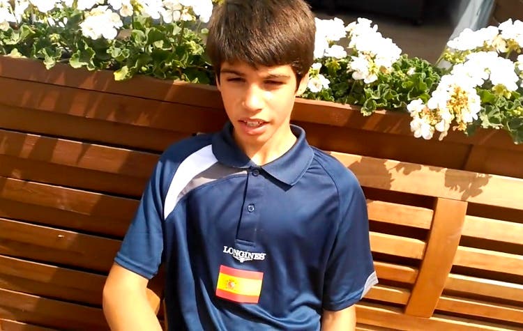 video-carlos-alcaraz-12-años-federer