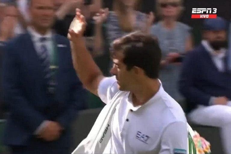 ¡Arriba Cristian! Así fue la ovación a Garín en Wimbledon tras perder con Kyrgios