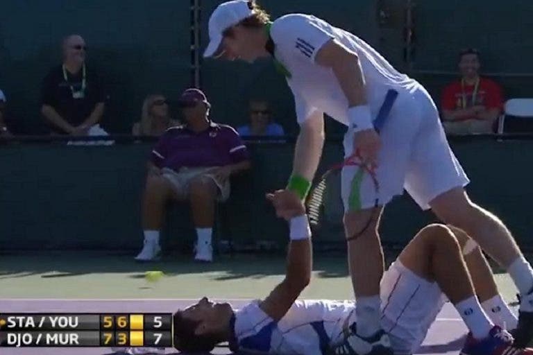 [VIDEO] El día que Murray y Djokovic fueron pareja de dobles