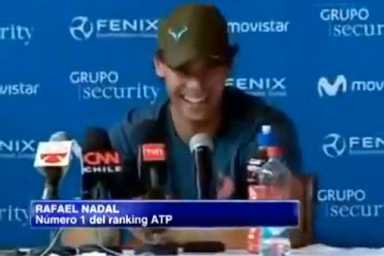 [VIDEO] Divertido momento entre David Nalbandian y Rafa Nadal