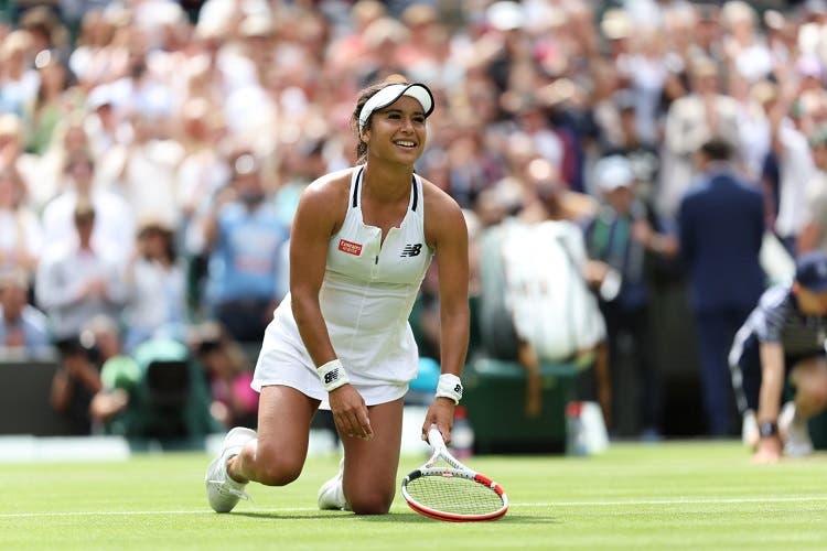 Nunca es tarde: Heather Watson emociona a Wimbledon y cumple su sueño a los 30 años