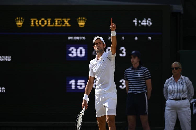 ¡Campeón! Djokovic vence a Kyrgios en la final y gana su 7° Wimbledon