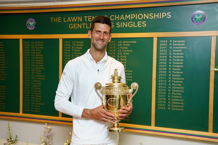 Nunca pasó: Djokovic y un récord increíble como campeón de Wimbledon