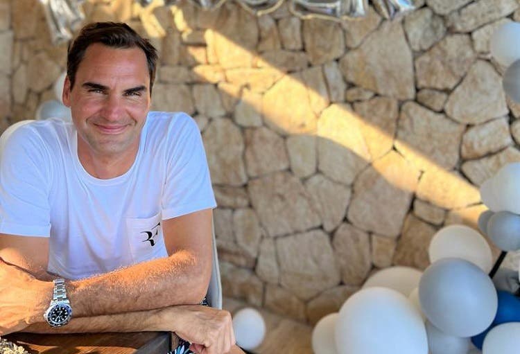 Federer celebra su cumpleaños 41: «Me estoy poniendo viejo»