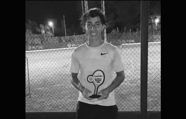Tristeza en en el tenis argentino por la trágica muerte de un jugador de 17 años