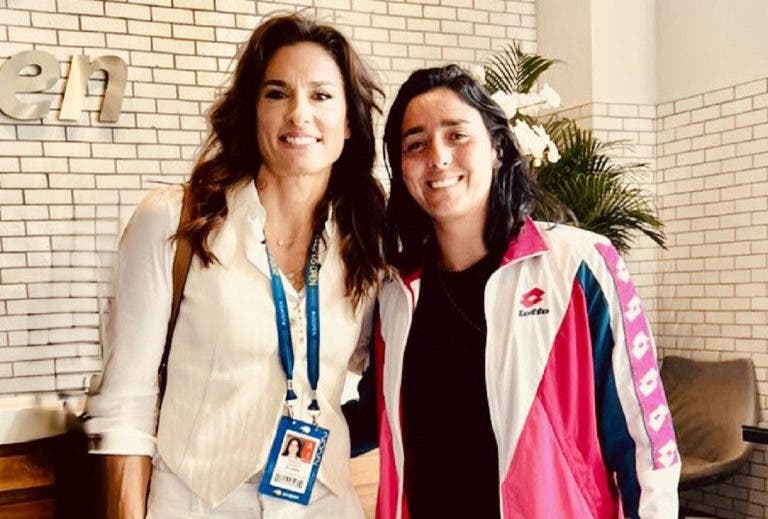 Gaby Sabatini y Ons Jabeur, juntas en el US Open 2022