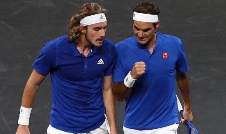 Stefanos Tsitsipas le da un sentido homenaje a Roger Federer: «La razón por la que soy tenista»