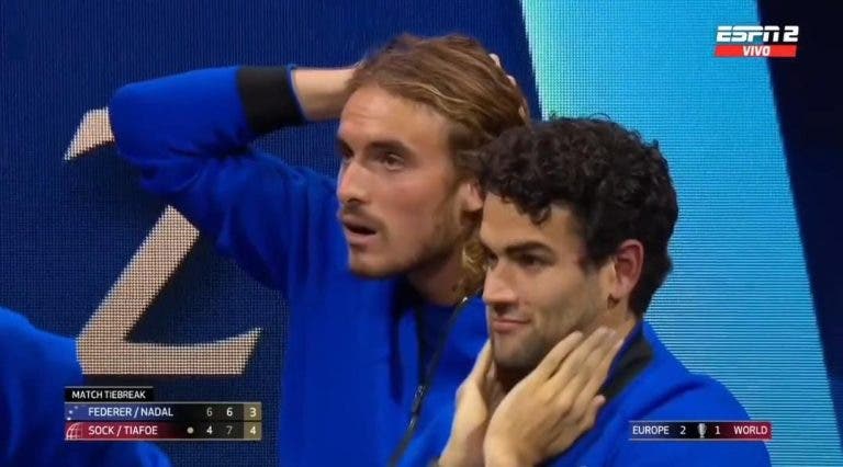 [VIDEO] El increíble puntazo de Jack Sock ante la dupla de Federer y Nadal
