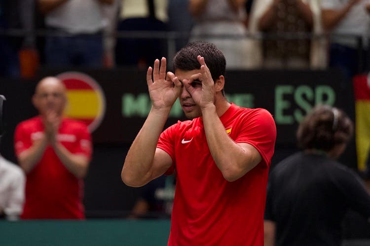 Alcaraz: «Amo jugar en mi país y trataremos de ganar la Copa Davis»