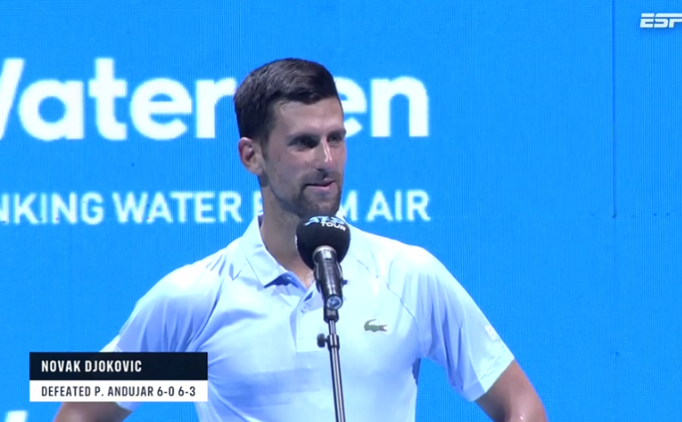 Djokovic, «feliz» por volver a ganar tres meses después: «Extrañé el tenis»