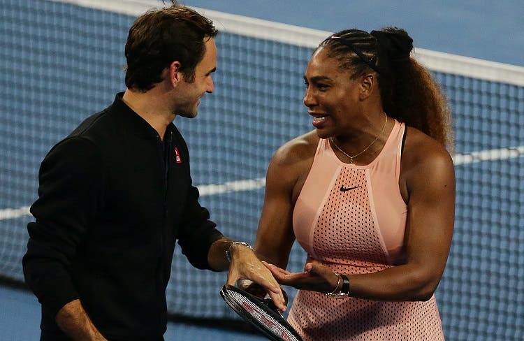 La broma de Serena Williams a Roger Federer en la Copa Hopman