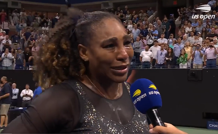 Serena Williams rompe a llorar en su despedida del tenis: «Son lágrimas de felicidad»