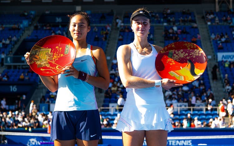 Sin veto: dos tenistas de Rusia, campeonas en los WTA de Tokio y Seúl