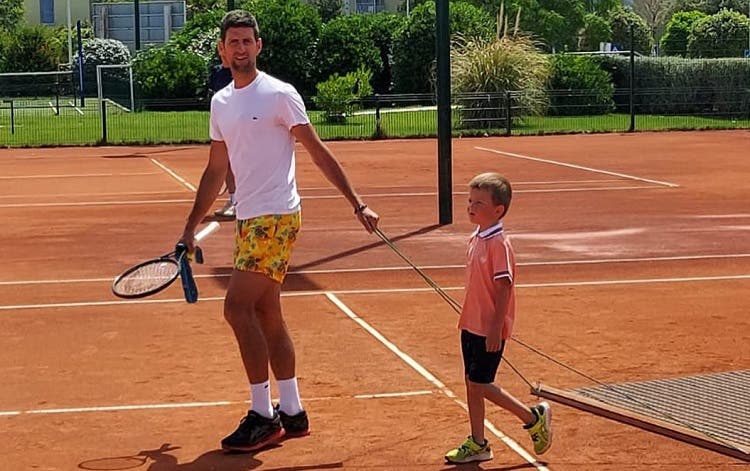 La conmovedora carta del hijo de Djokovic sobre su papá: «Mi héroe»