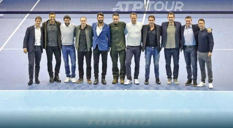 Los tenistas retirados son homenajeados en el ATP Finals de Turín