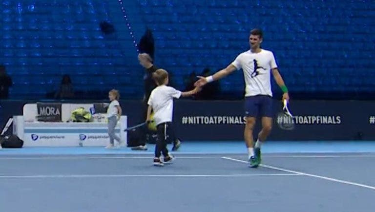 [VIDEO] Así juega el hijo de Novak Djokovic