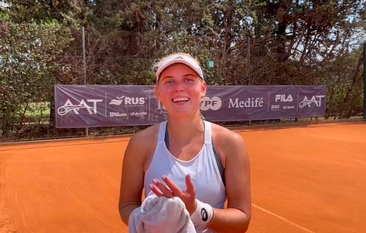 Anastasia Iamachkine, la peruana de origen ruso que hizo historia en el tenis: «Estoy feliz»