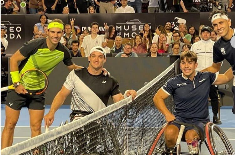 Gusti Fernández y Rafa Nadal juegan juntos en una noche especial: «Inolvidable»