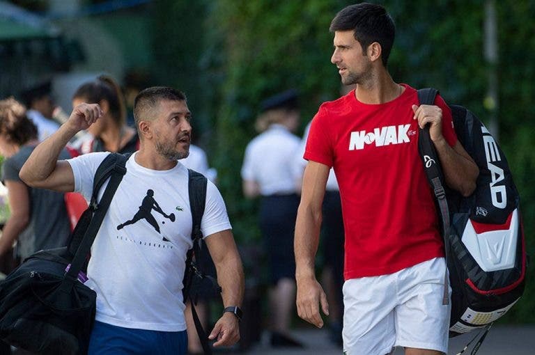 El argentino Ulises Badio dejará de trabajar junto a Novak Djokovic