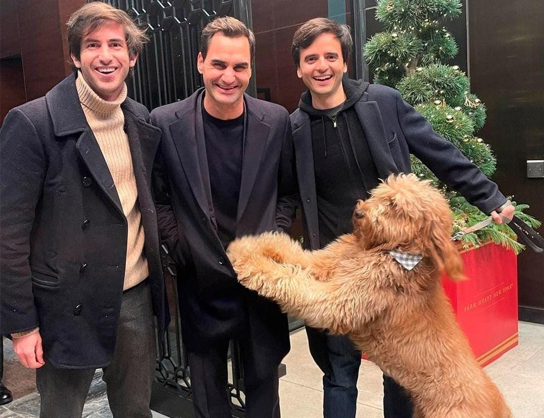 [VIDEO] Roger Federer consigue el amigo más especial en Nueva York