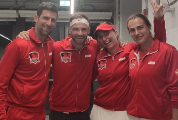 Badosa disfruta una «semana divertida» con Djokovic y compañía