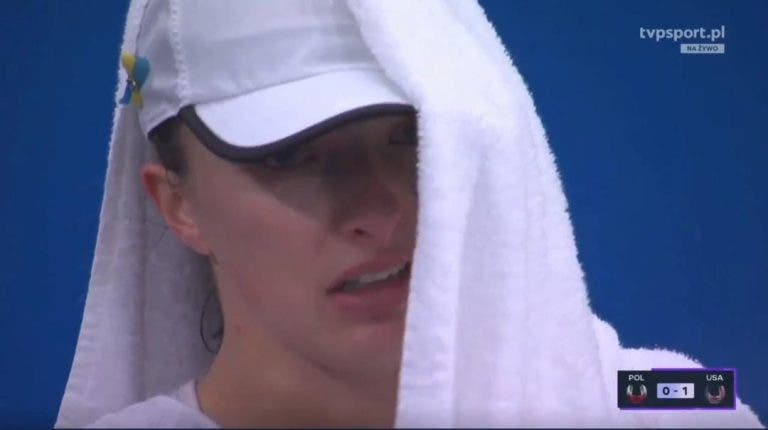 [VIDEO] La dolorosa imagen de Iga Swiatek tras perder con Jessica Pegula