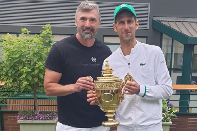Ivanisevic y Djokovic van por más: «Tiene muchos más Grand Slams en su cuerpo»